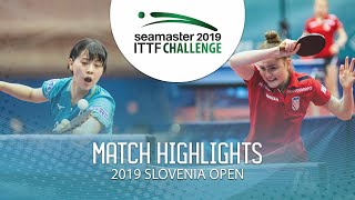 Miyu Nagasaki vs Andrea Pavlovic | 2019 ITTF Challenge Slovenia Open (U21-R32)