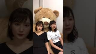 180620 川上礼奈 大段舞依 上西恵 instagram live