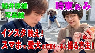 時東ぁみ インスタ映え！スマホで愛犬の写真を上手く撮る方法！Vol.1 鯨井康雄写真館