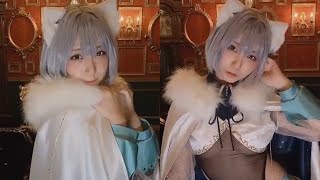 【#ﾓｴｰ】伊織もえがマントを広げるとそこには…♡【コスプレイヤー】