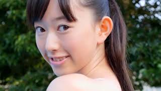 Japanese Gravure Idol グラビアアイドル blue high cut swimsuit 競泳水着 ハイレグ