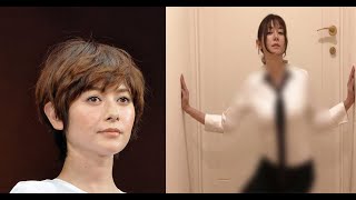 真木よう子、「Gバストが白シャツを突き破りそう！」なコスプレ姿「健在破壊力」