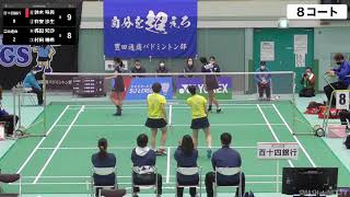 鈴木 咲貴／有安 沙生（百十四銀行）vs 梶田 智沙／村田 瑞希（豊田通商）WD第3日・第二試合【S／Jリーグ2　2021】