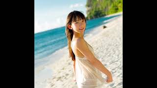 長澤茉里奈　 　誰もいない海