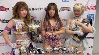 Post-match comments from Mina Shirakawa, Natsupoi and Tam Nakano after their wIn over DDM | STARDOM