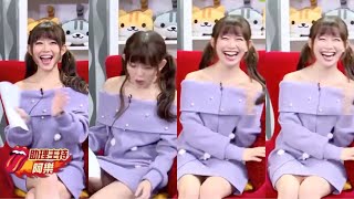 中国グラビアアイドルMC ミニスカパンチラを堪能する！（明るさ補正あり）