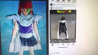 モー娘。の牧野真莉愛が俺のドラゴンボールゼノバース2のマイキャラを意識した衣装を着てる件#モー娘。#牧野真莉愛#ドラゴンボール