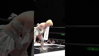 【女子プロレス】白川未奈とマライア・メイの合体攻撃！【スターダム】