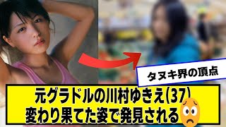 元グラドルの川村ゆきえ(37)、変わり果てた姿で発見される😟【なんJ２chネットの反応】