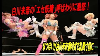 【スターダム】なつぽいが白川未奈の「エセ妖精」呼ばわりに激怒！