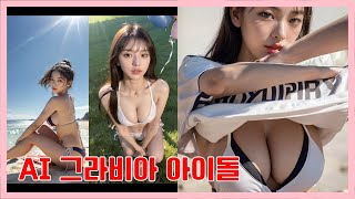 [4K AI] AI 그라비아 아이돌 / AI gravure idol / グラビアアイドル #ai #ai룩북 #stablediffusion