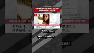 小島瑠璃子の「水着PR」もあるか　新婚夫の中国サウナ計画 NEWSポストセブン【ショート動画】 #shorts