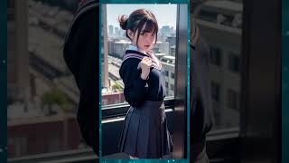 こんな制服コスプレ最高すぎる！スマホで見るAIグラビア。#shorts