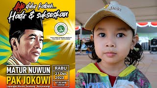 MELIHAT PERSIAPAN KEDATANGAN PRESIDEN JOKOWI DI RTH MARON GENTENG 🌷 Miyu Huwaida Azni