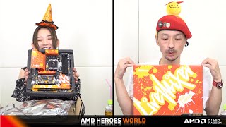 AMD HEROES WORLD #113 鈴木咲が組む!?AMD Ryzen 9 7950X搭載デモ機！