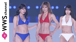 熊田曜子が定番の美腹筋アピールで赤水着でランウェイ！＜KANSAI COLLECTION 2025 S/S＞